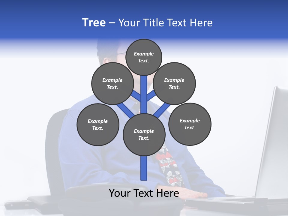 Aspiration Well Dressed Man Looking To The Future PowerPoint Template