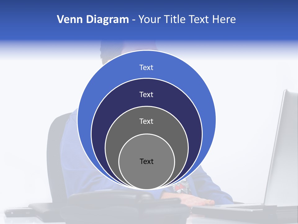 Aspiration Well Dressed Man Looking To The Future PowerPoint Template