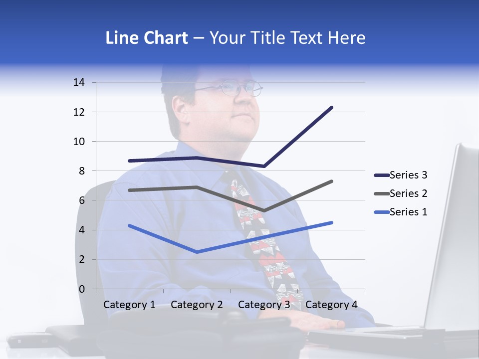 Aspiration Well Dressed Man Looking To The Future PowerPoint Template