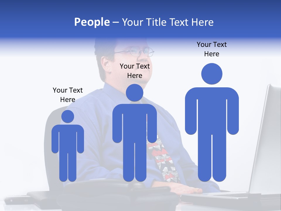 Aspiration Well Dressed Man Looking To The Future PowerPoint Template