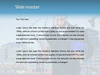 Apartment Helmet Architecture PowerPoint Template