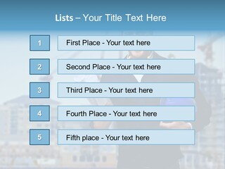 Apartment Helmet Architecture PowerPoint Template
