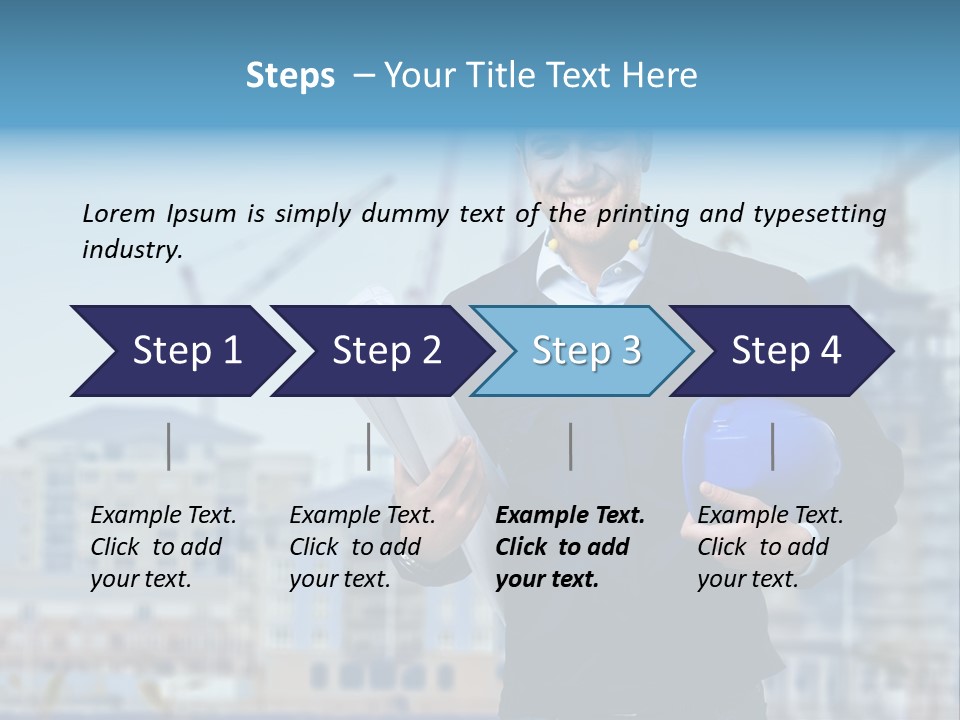 Apartment Helmet Architecture PowerPoint Template