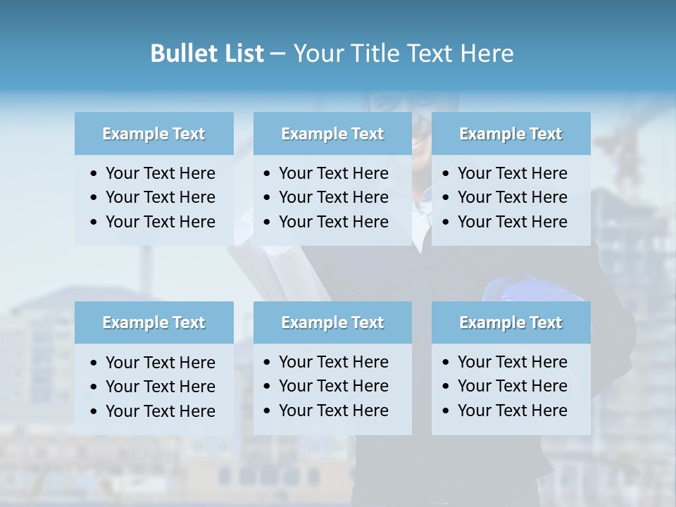 Apartment Helmet Architecture PowerPoint Template