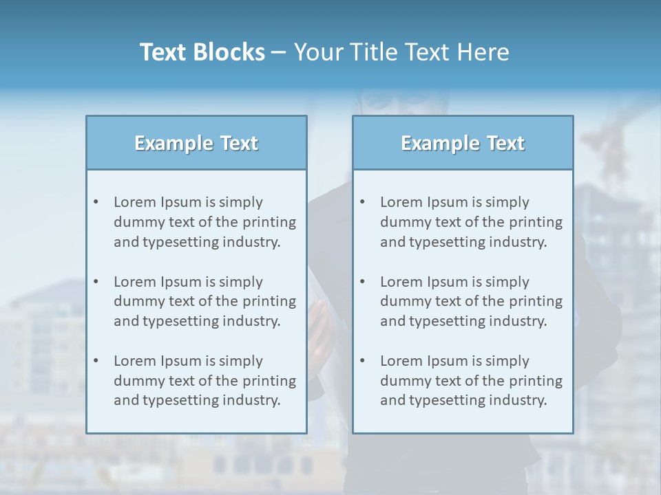 Apartment Helmet Architecture PowerPoint Template