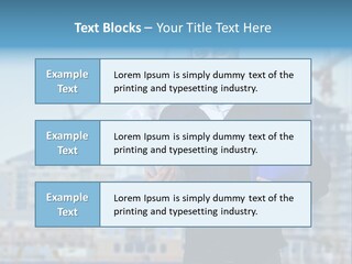 Apartment Helmet Architecture PowerPoint Template