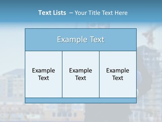 Apartment Helmet Architecture PowerPoint Template