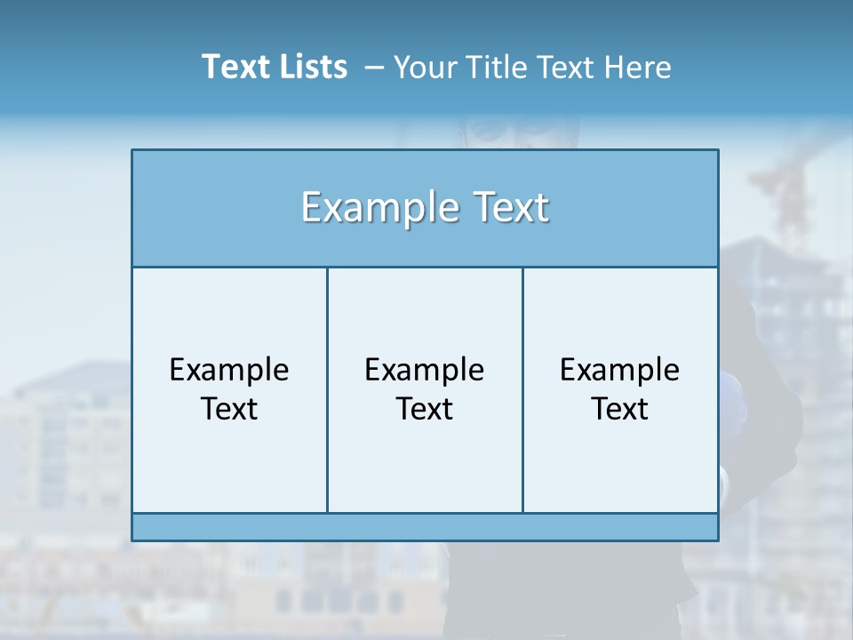 Apartment Helmet Architecture PowerPoint Template