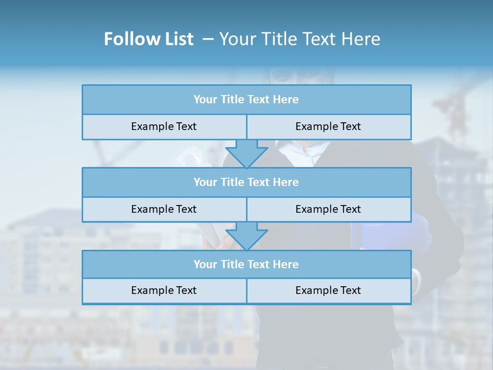 Apartment Helmet Architecture PowerPoint Template