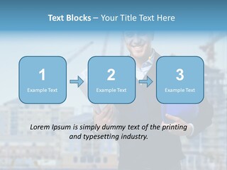 Apartment Helmet Architecture PowerPoint Template