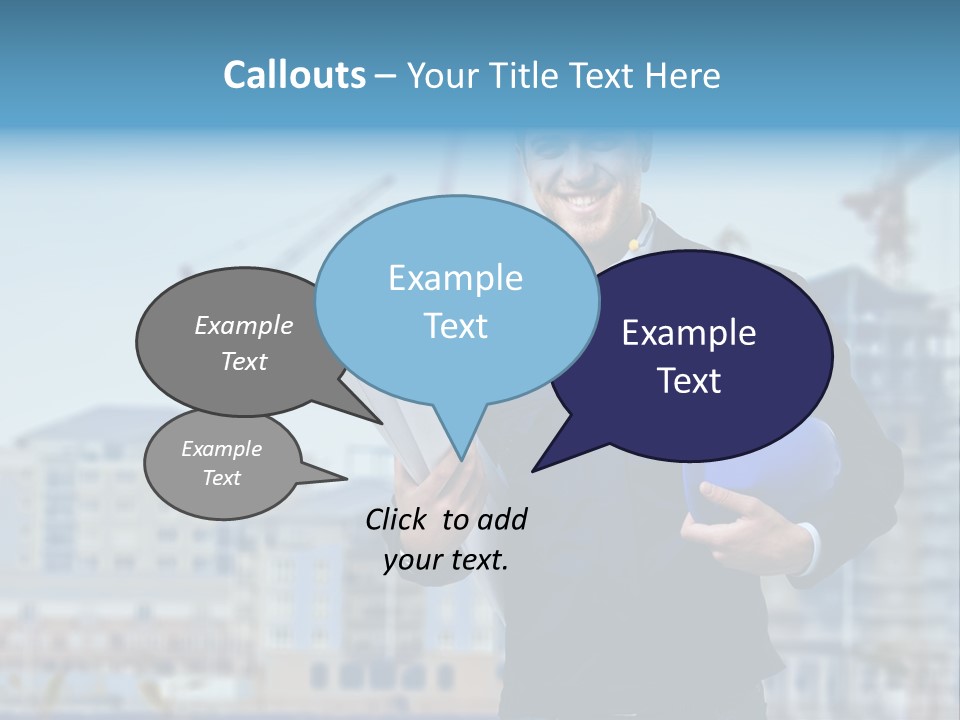 Apartment Helmet Architecture PowerPoint Template