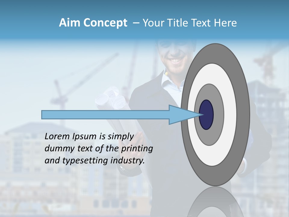 Apartment Helmet Architecture PowerPoint Template