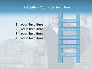 Apartment Helmet Architecture PowerPoint Template