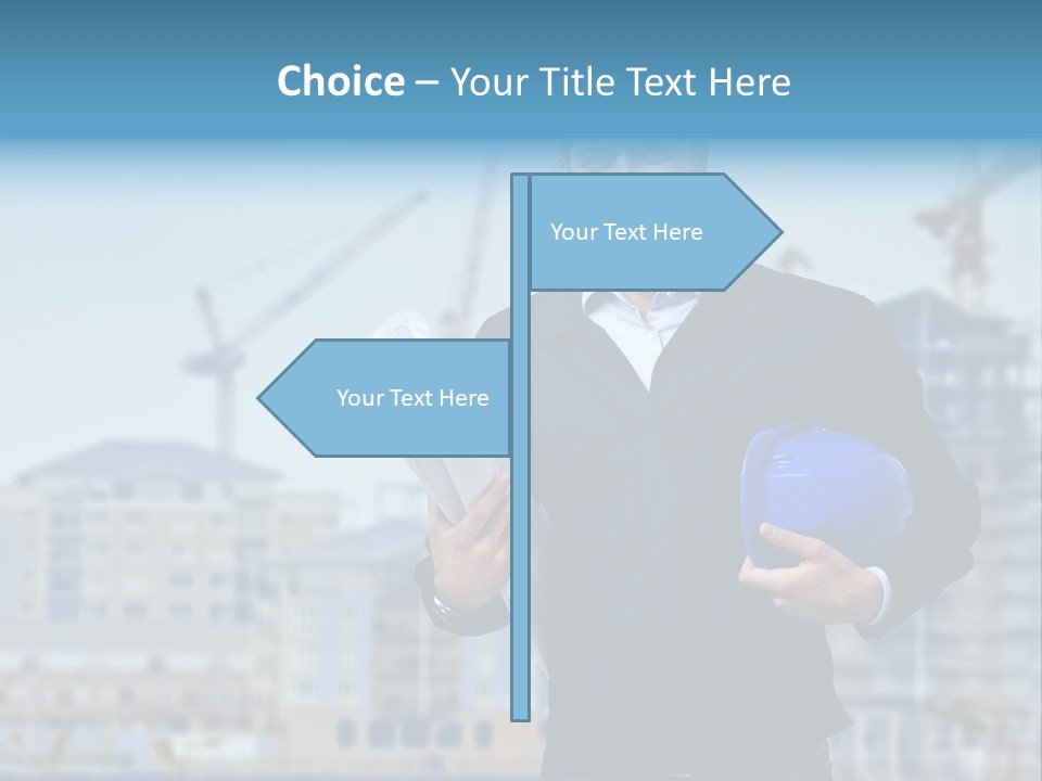 Apartment Helmet Architecture PowerPoint Template