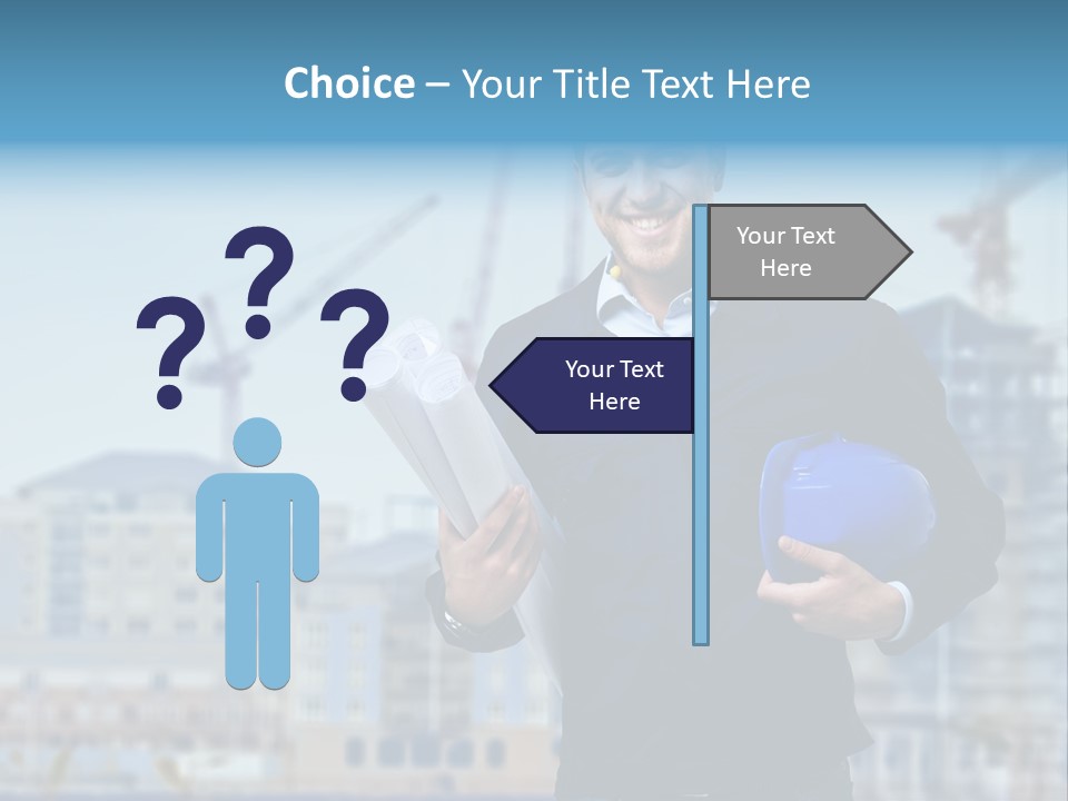 Apartment Helmet Architecture PowerPoint Template
