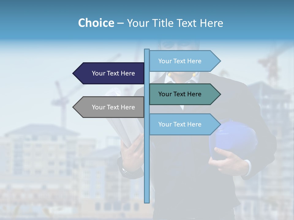 Apartment Helmet Architecture PowerPoint Template