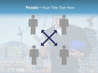 Apartment Helmet Architecture PowerPoint Template