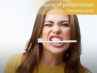 Dentistry Background One PowerPoint Template