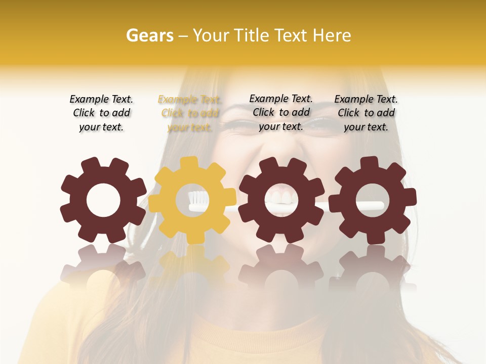 Dentistry Background One PowerPoint Template