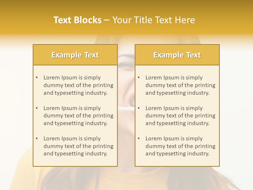 Dentistry Background One PowerPoint Template