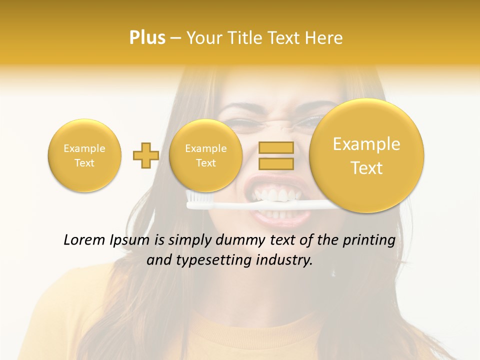 Dentistry Background One PowerPoint Template