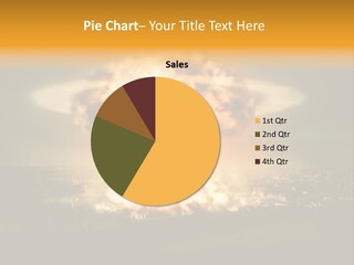 War Bomb Radioactive PowerPoint Template