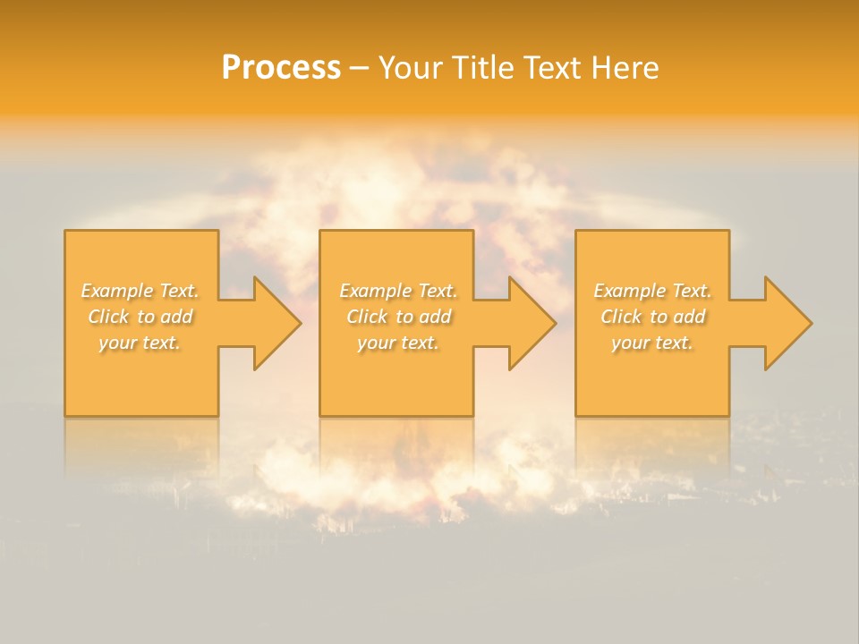 War Bomb Radioactive PowerPoint Template