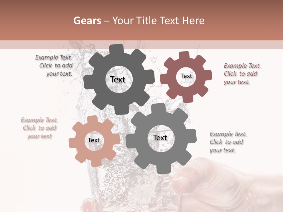 Hygiene Refreshment Splashing PowerPoint Template