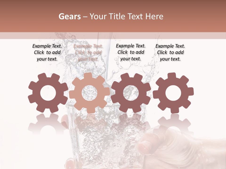 Hygiene Refreshment Splashing PowerPoint Template