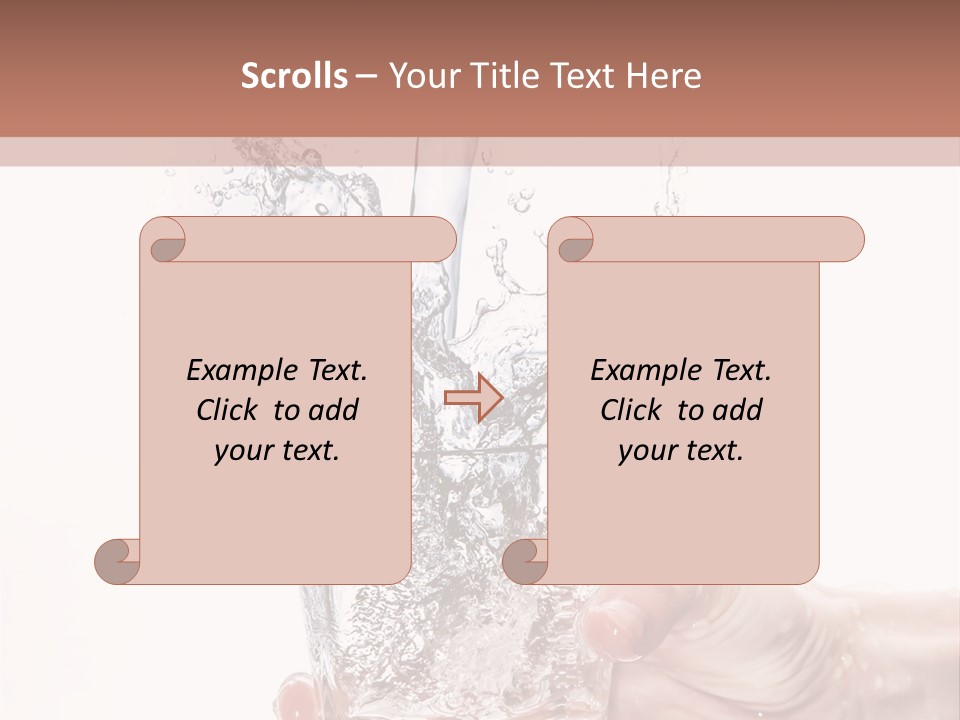 Hygiene Refreshment Splashing PowerPoint Template