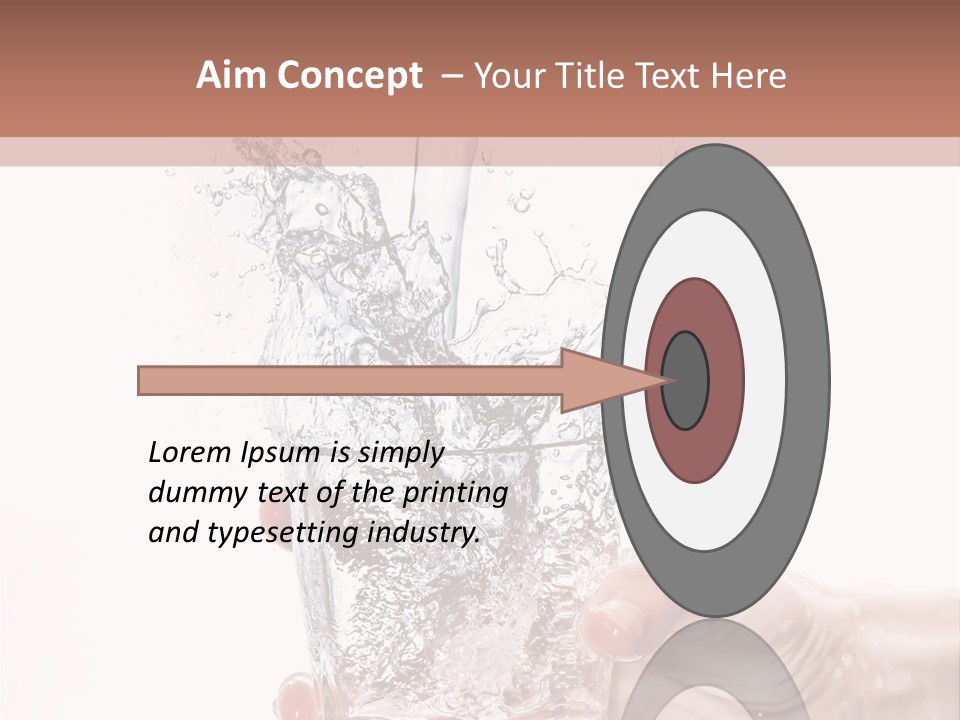 Hygiene Refreshment Splashing PowerPoint Template