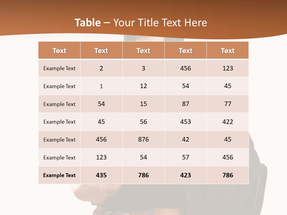 Smiling Success Study PowerPoint Template