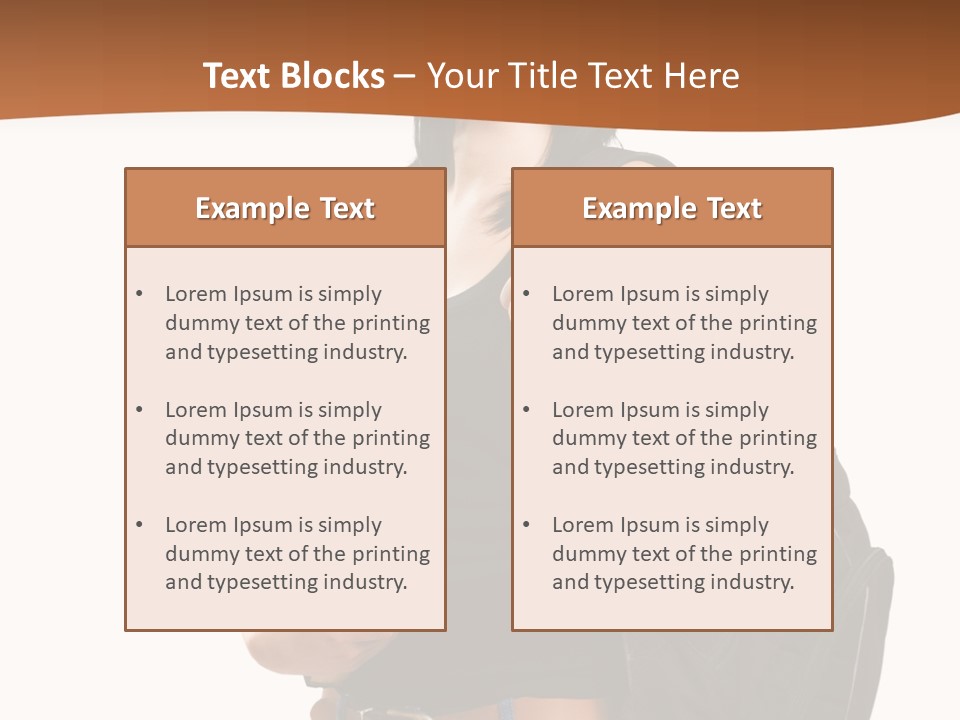 Smiling Success Study PowerPoint Template
