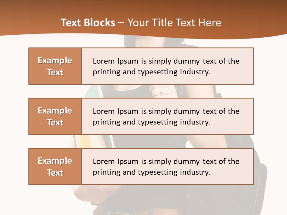 Smiling Success Study PowerPoint Template