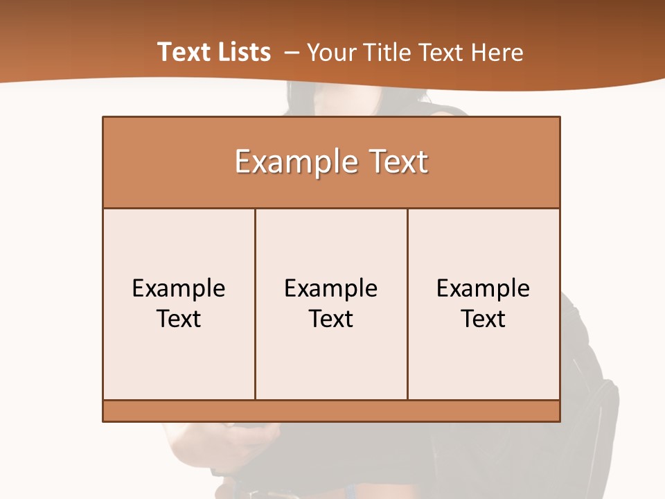 Smiling Success Study PowerPoint Template