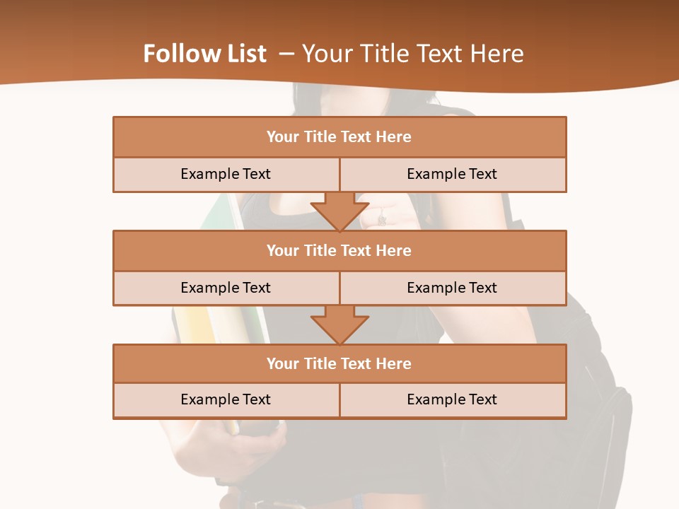 Smiling Success Study PowerPoint Template