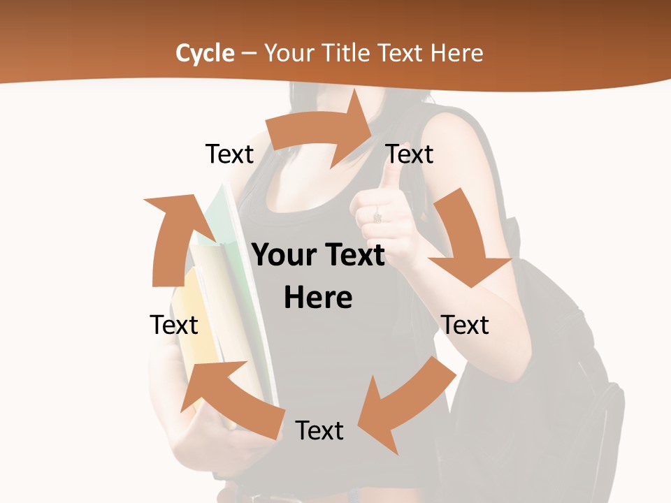 Smiling Success Study PowerPoint Template