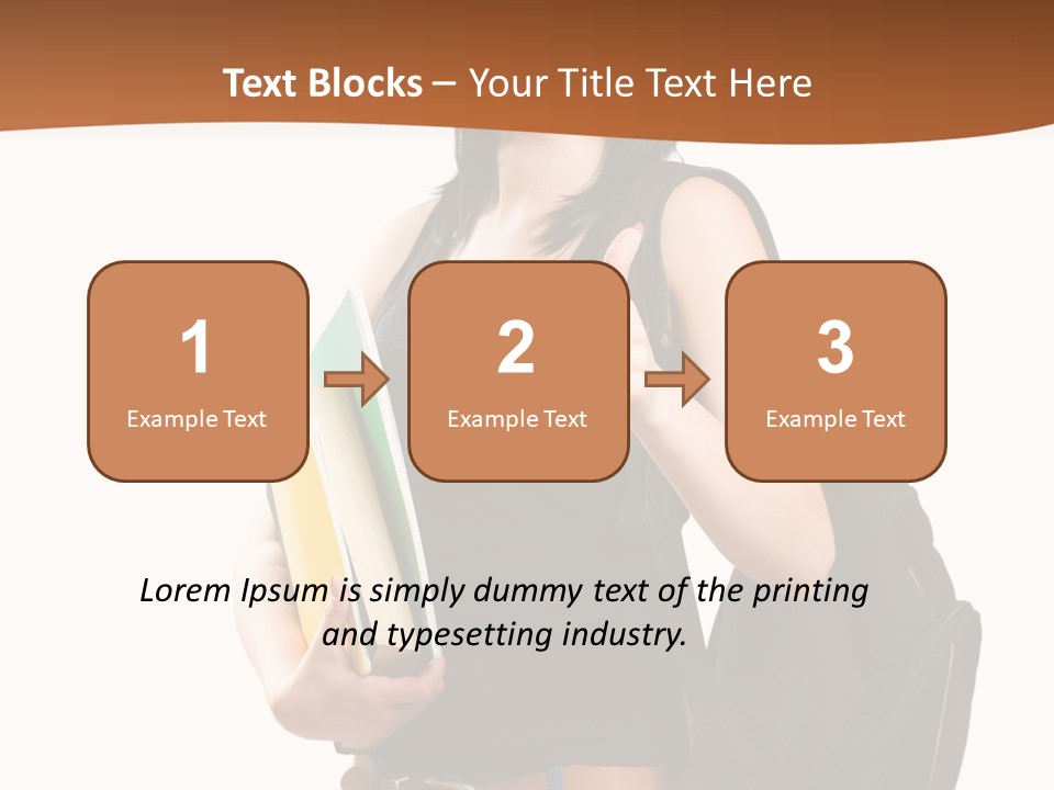 Smiling Success Study PowerPoint Template