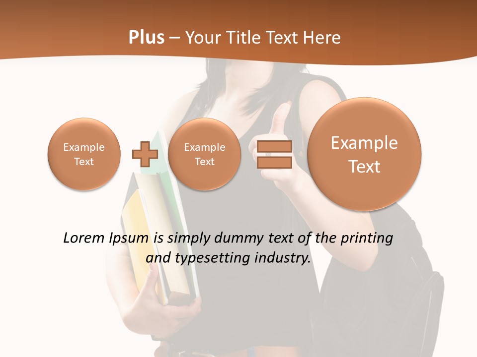 Smiling Success Study PowerPoint Template