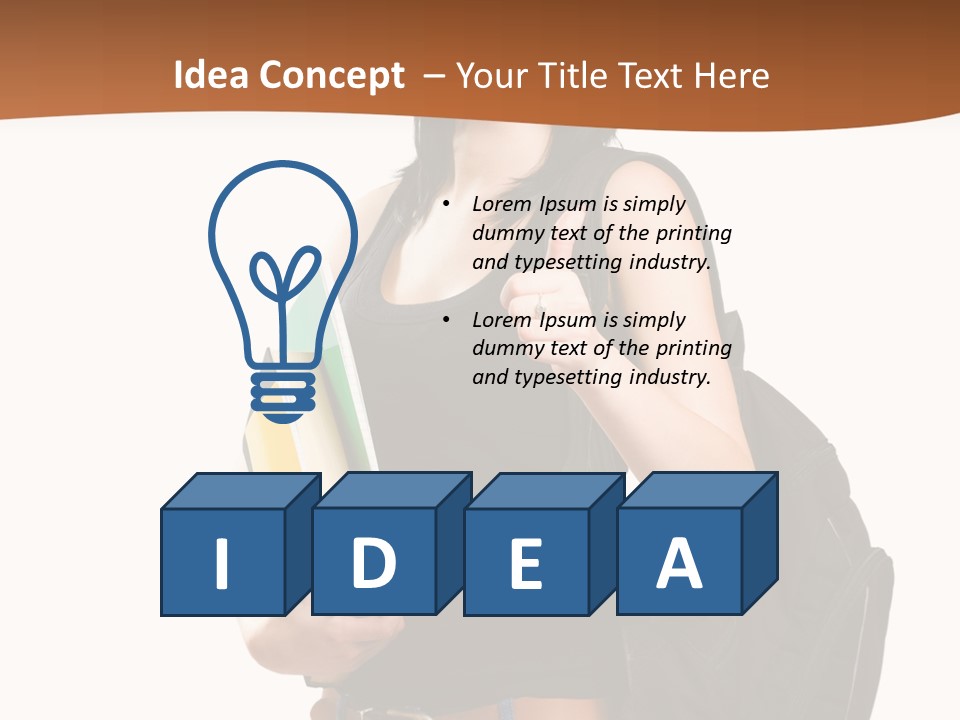 Smiling Success Study PowerPoint Template