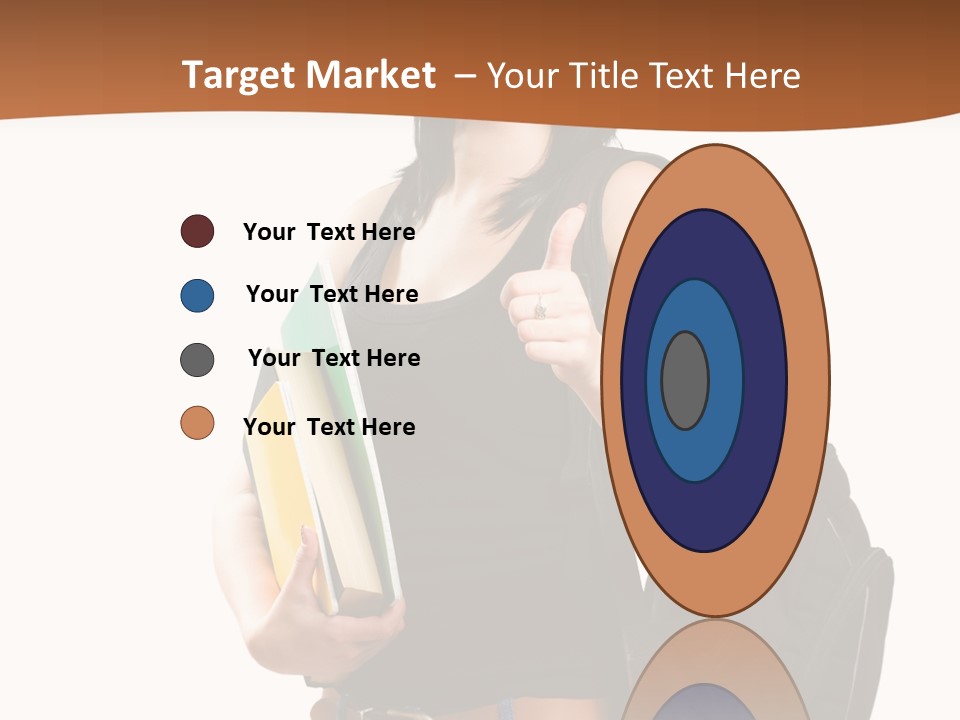 Smiling Success Study PowerPoint Template