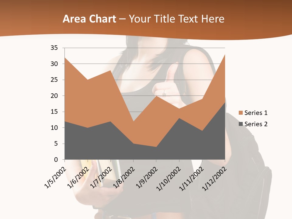 Smiling Success Study PowerPoint Template