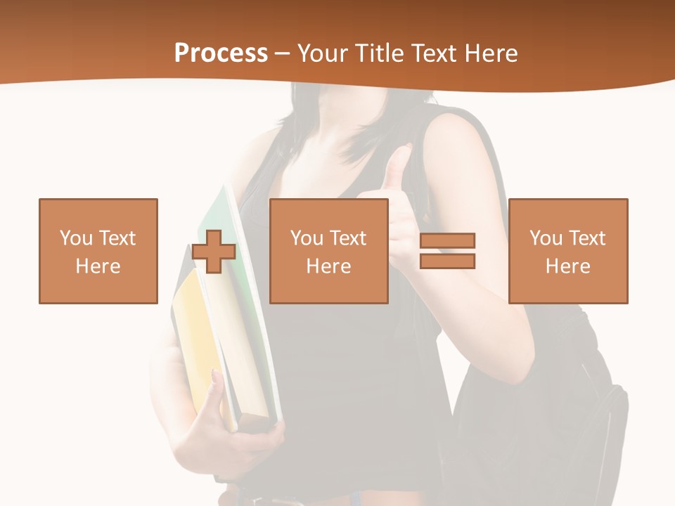 Smiling Success Study PowerPoint Template
