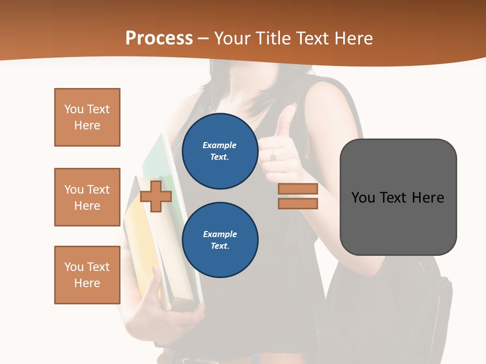 Smiling Success Study PowerPoint Template