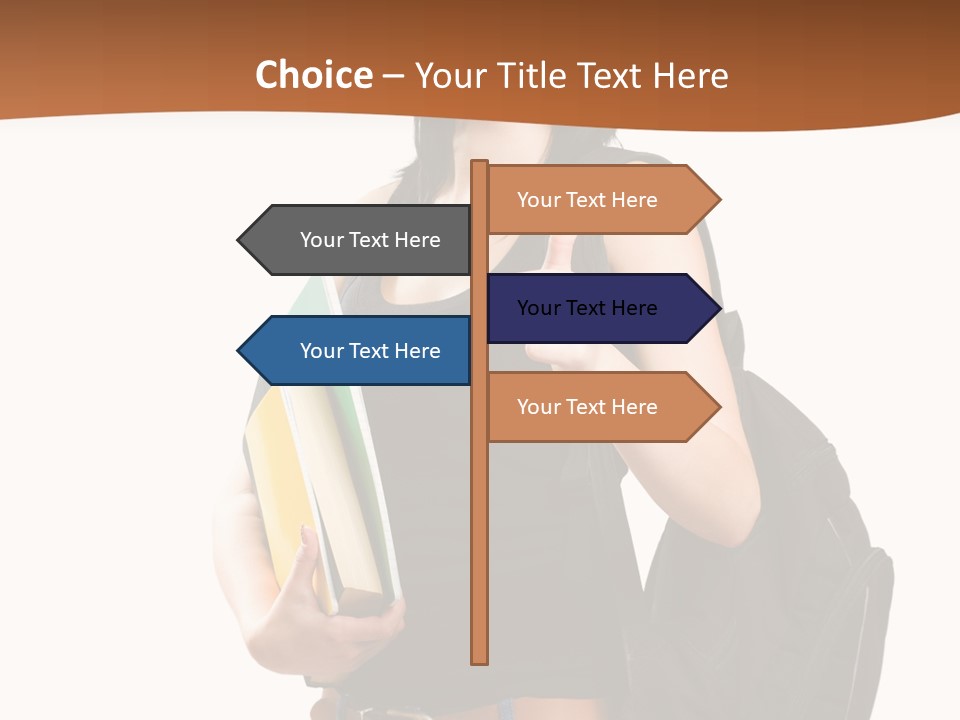 Smiling Success Study PowerPoint Template