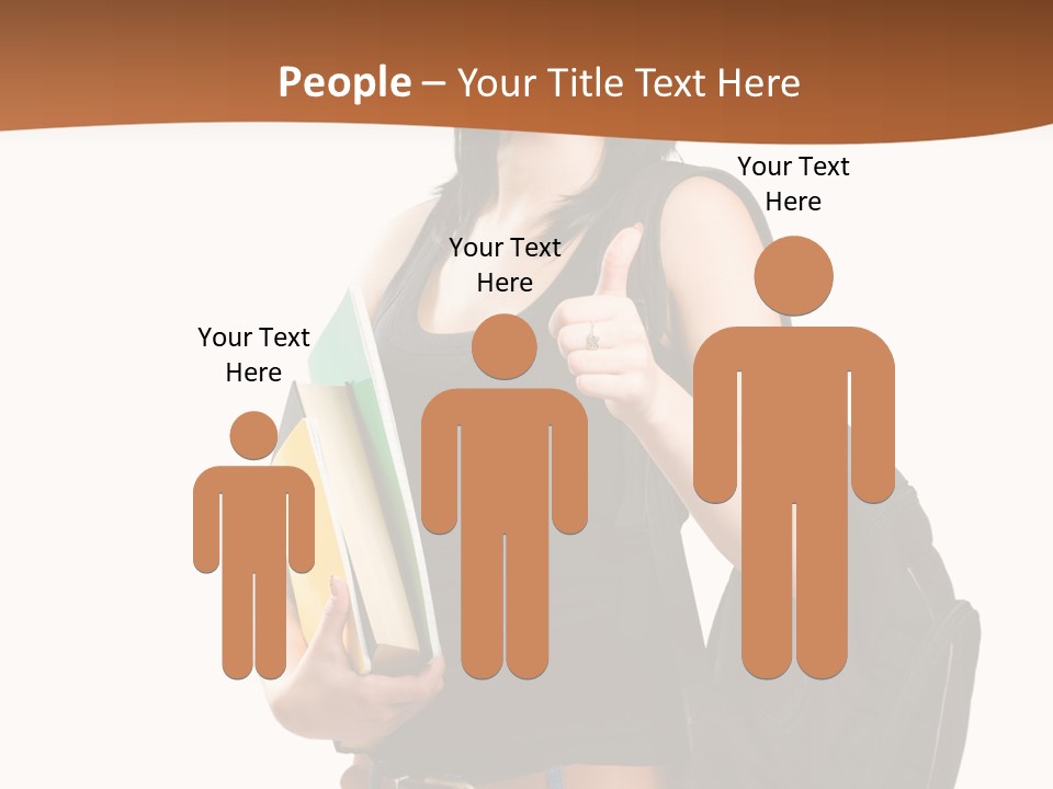 Smiling Success Study PowerPoint Template