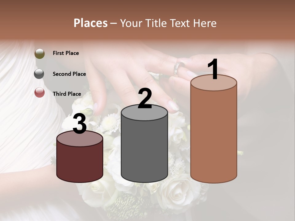 Bride Young Ceremony PowerPoint Template