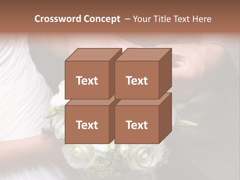 Bride Young Ceremony PowerPoint Template