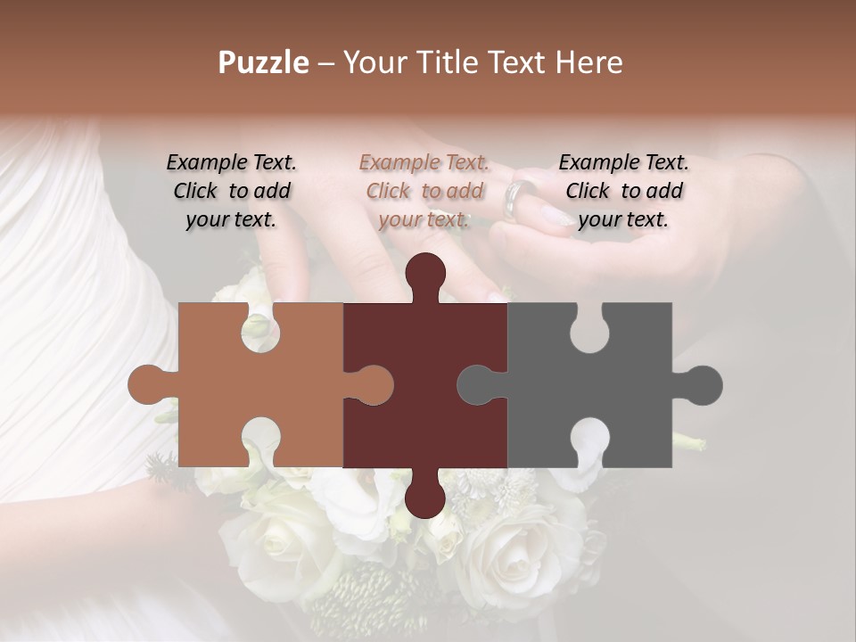 Bride Young Ceremony PowerPoint Template