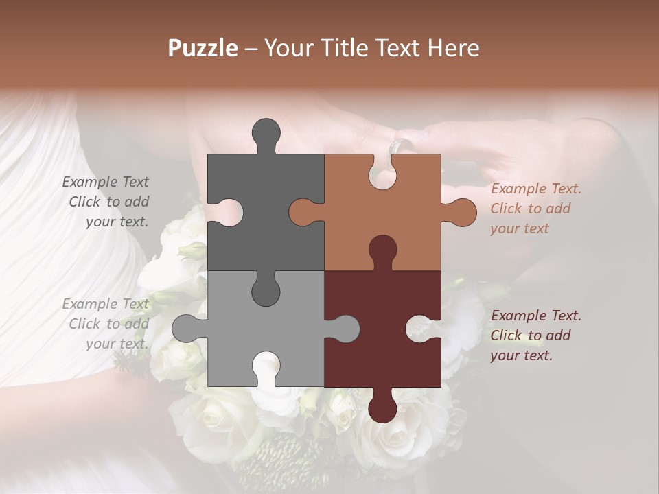 Bride Young Ceremony PowerPoint Template